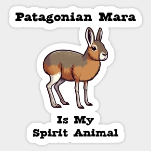 Patagonian Mara Spirit Animal Sticker